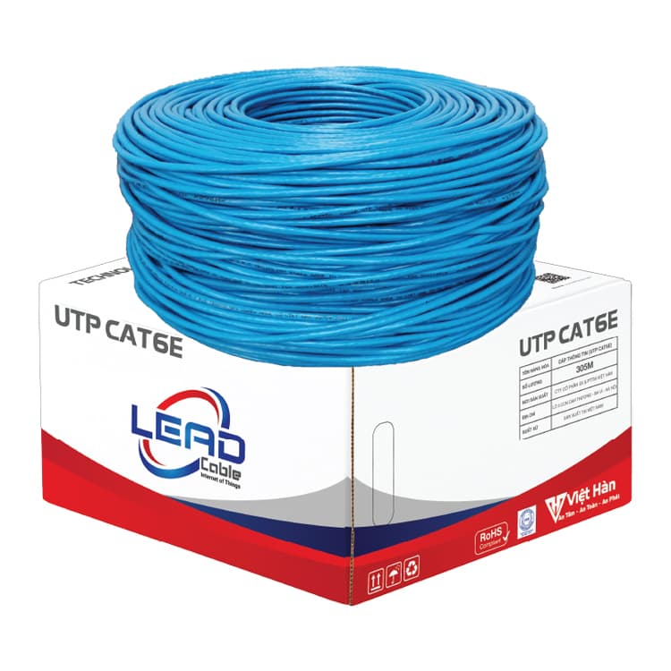 LEAD CABLE CAT.6E UTP 25AWG